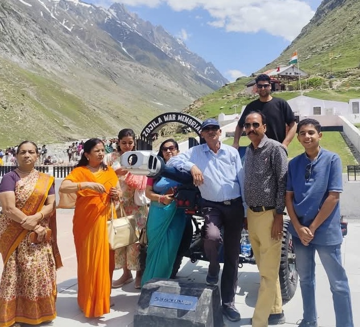 At Zojila War memorial